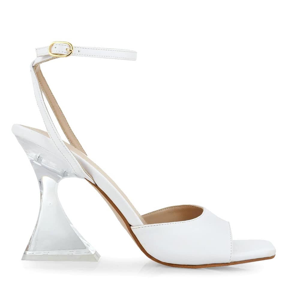 SANDALE DAMA CRISTAL WHITE