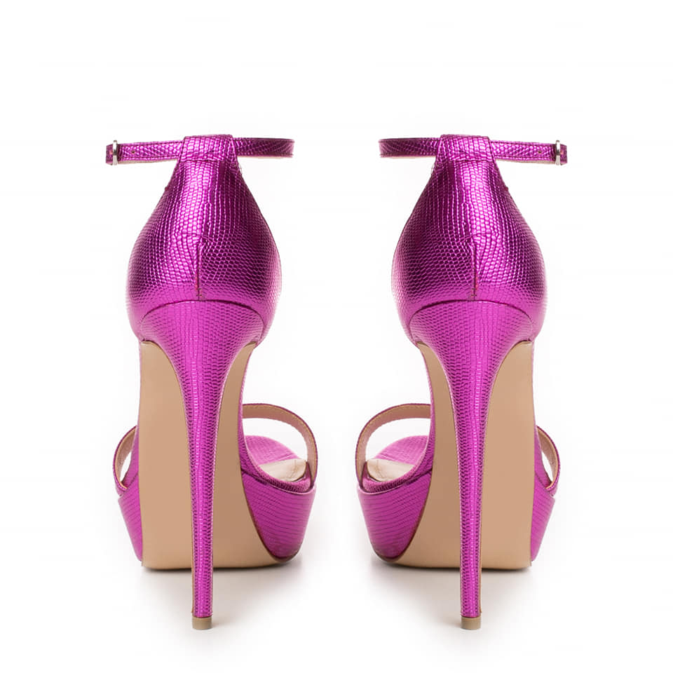 SANDALE DAMA AHIGH FUXIA