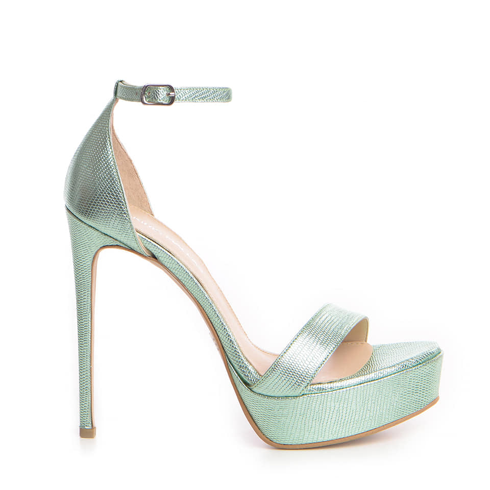SANDALE DAMA AHIGH GREEN