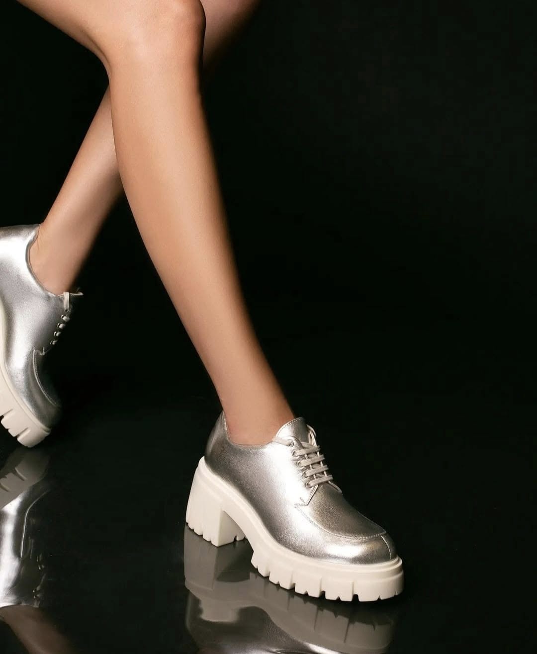 PANTOFI DAMA CAROLINA SILVER