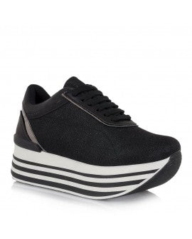PANTOFI CASUAL STREET BLACK