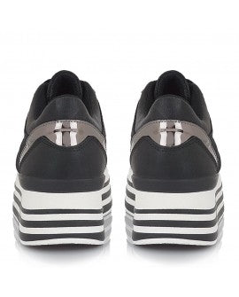 PANTOFI CASUAL STREET BLACK