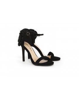 SANDALE DAMA BLACK FLOWER