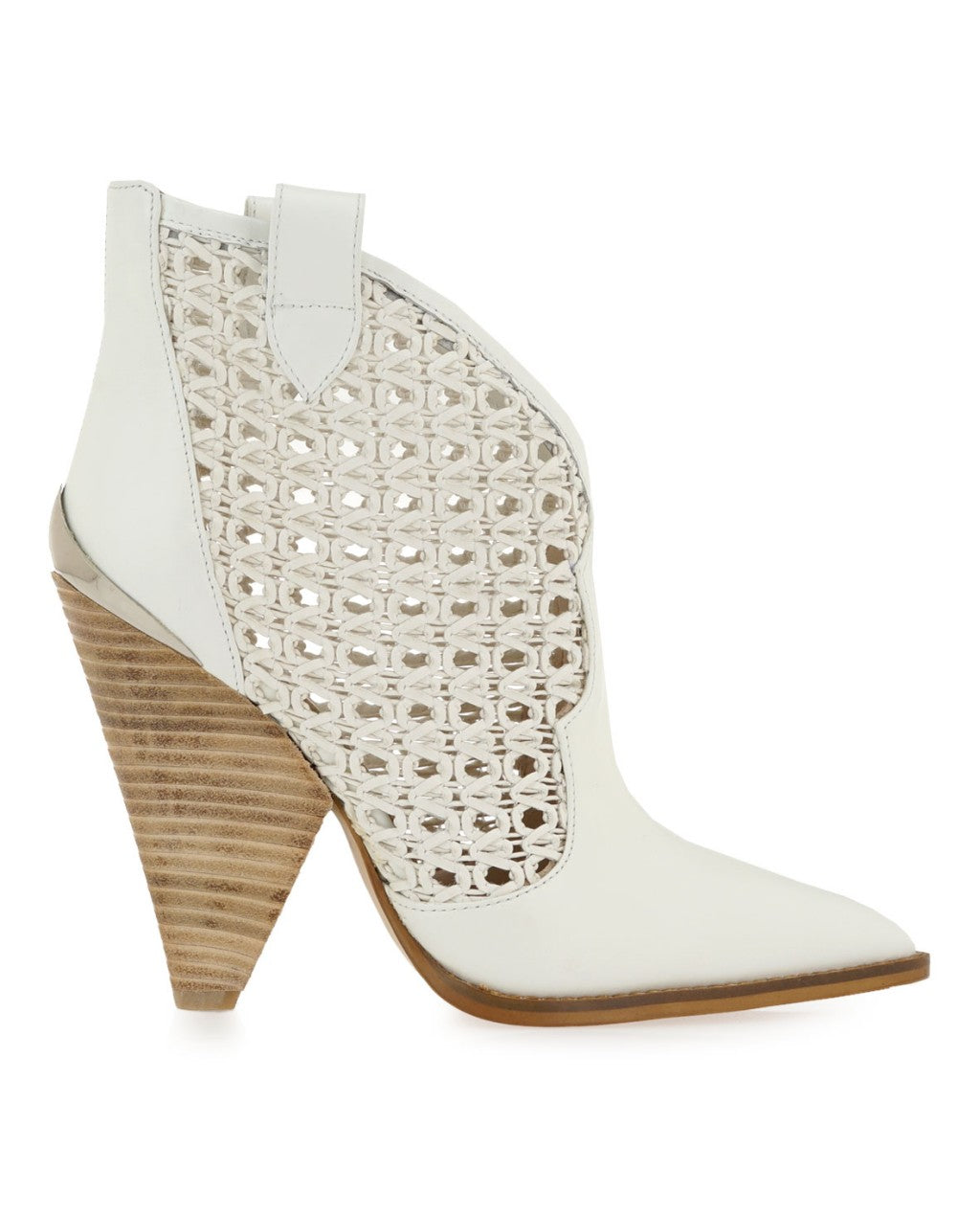 BOTINE DAMA AMETALIC NEW WHITE