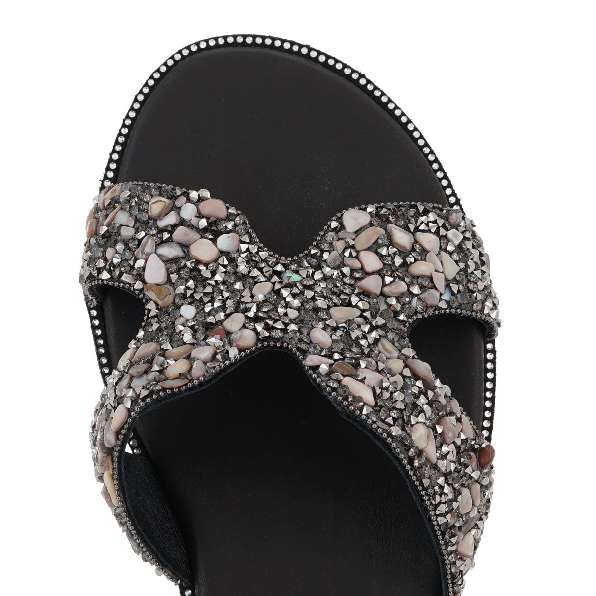 SANDALE DAMA FLAT GLITTER