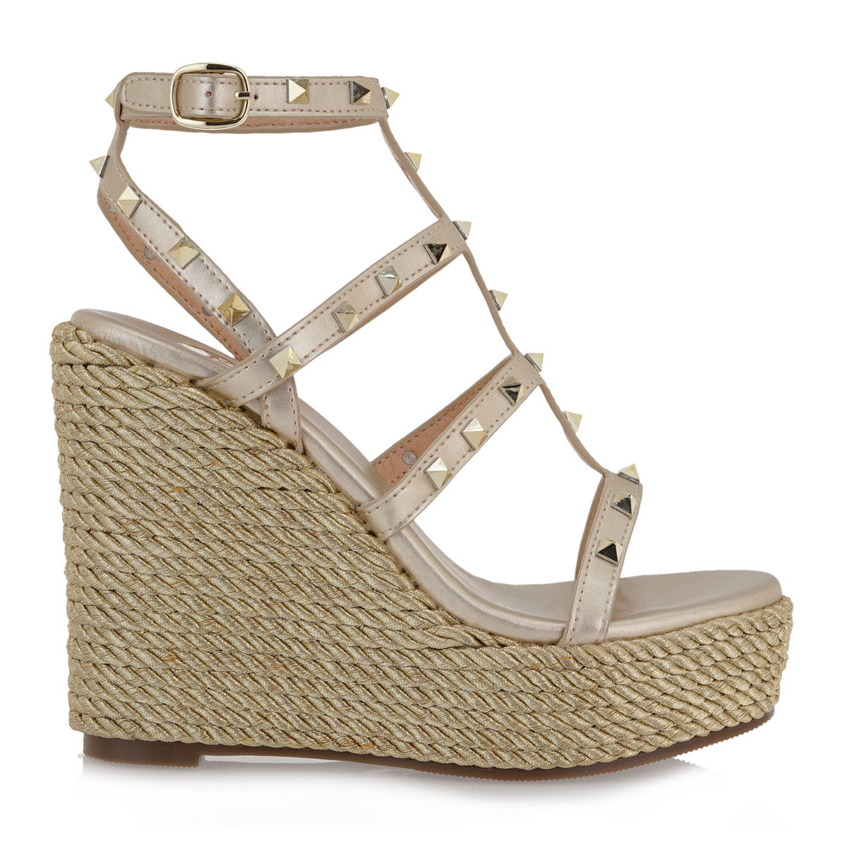 PLATFORME DAMA NUDE SHINE