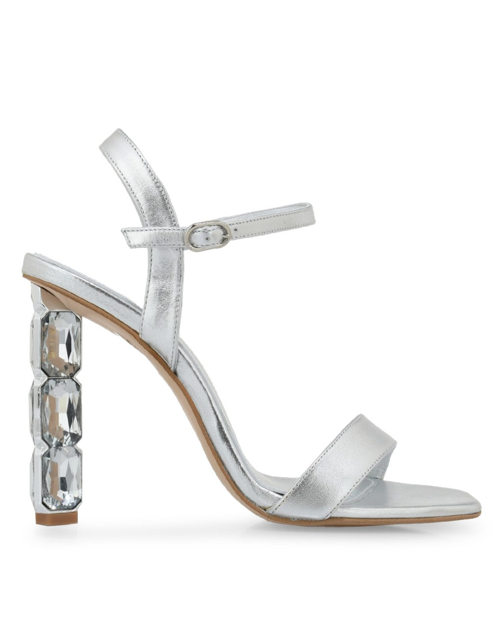 SANDALE DAMA CRISTAL SILVER