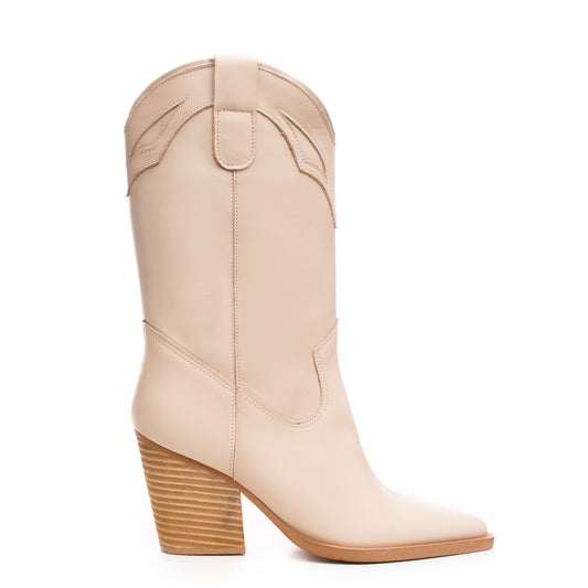 Botine Dama Glory Tan